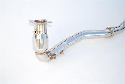 INVHS15SWMDOC Invidia Catted Stainless Steel Downpipe - 2015+ WRX 6MT,
