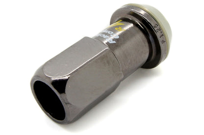 KICKRC13K Project Kics R40 Lug Nuts - 2015+ WRX / 2015+ STI / 2013+ FT86-R40 REVO Black Chrome with Locks,