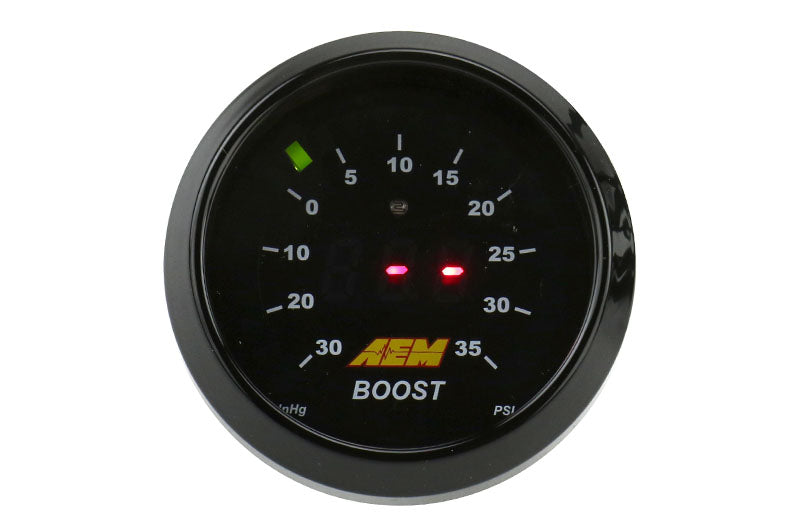 AEI30-4406 AEM 30-4406 Digital Boost Gauge -30 to 35psi 52mm,