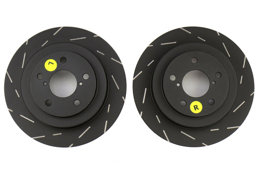 EBCUSR728 EBC Brakes USR Series Sport Slotted Rear Brake Rotors - Subaru Models (inc. 2002-2005 WRX / 1998-2008 Forester),