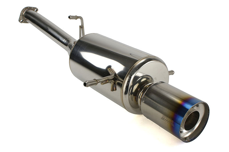 INVHS02SW1G2T Invidia G200 Cat Back Exhaust Titanium Tip - 2002-2007 Subaru WRX/STI,