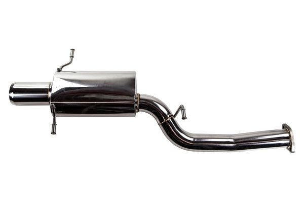 TXSWS02-RMA TurboXS Axleback Muffler 4in Polished Stainless Tip - 2002-2007 Subaru WRX/STI,