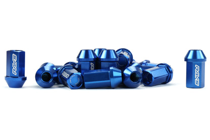 VLKWDURA4212125U Rays Dura-Nut L42 Straight Type lug nuts - 2015+ WRX / 2015+ STI / 2013+ BRZ / 2014+ FORESTER-Blue,