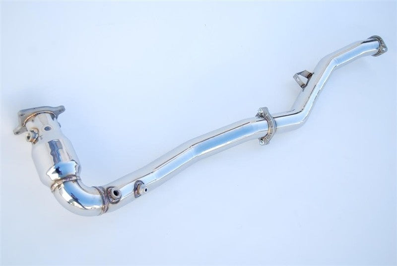 INVHS15SWMDOC Invidia Catted Stainless Steel Downpipe - 2015+ WRX 6MT,