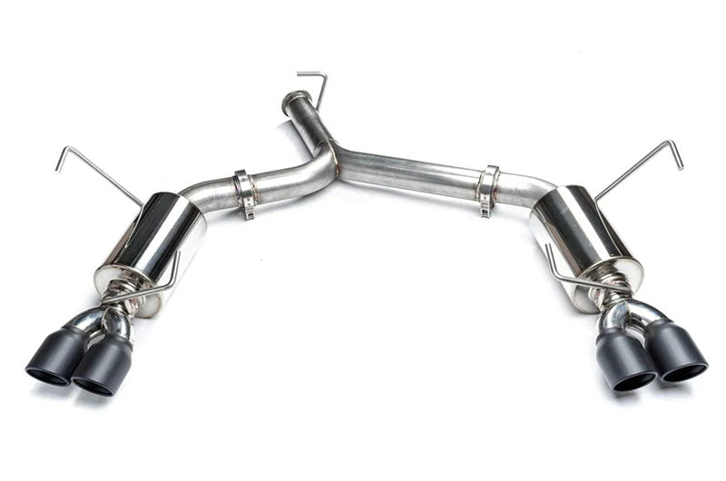 ETS200-60-EXH-009 ETS Cat-Back Exhaust System w/Muffler Non-Resonated Stealth Black Tips - 2022+ Subaru WRX,