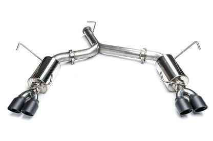 ETS200-60-EXH-009 ETS Cat-Back Exhaust System w/Muffler Non-Resonated Stealth Black Tips - 2022+ Subaru WRX,