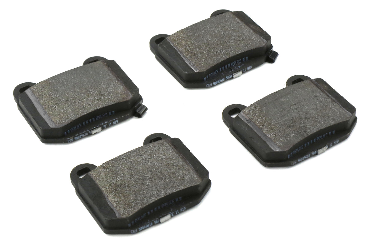 STT937.47511 Stoptech Street Axle Pack Slotted Rotors With Pads Rear - 2008-2017 Subaru STI,