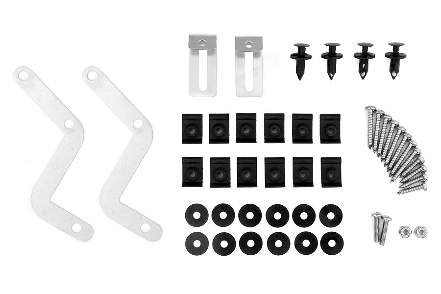 RALMF28-UR-BLK/GRY Rally Armor Mud Flaps - 2014+ Forester-Black Mud Flap with Grey Logo,