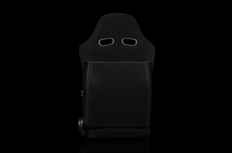 BRMBRR2-BKBS Braum Advan Series Sport Seats - Black Cloth Pair - Universal,