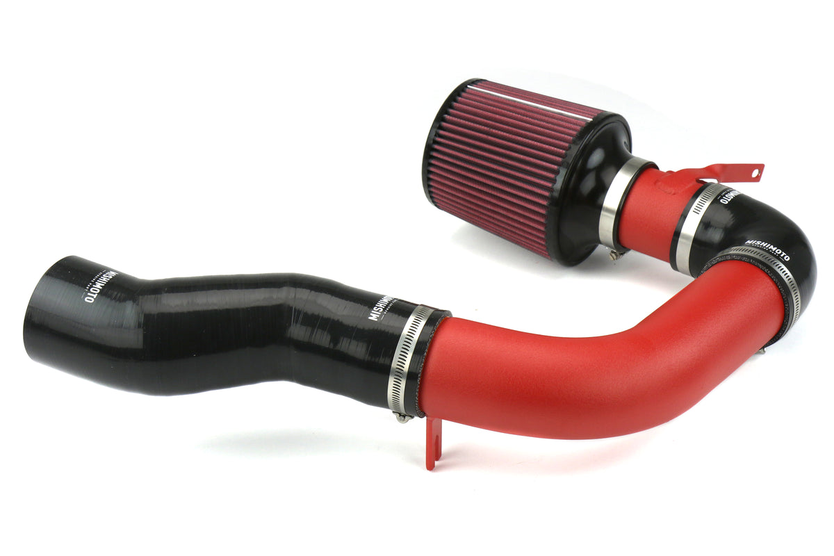 MIMMMAI-WRX-15BWRD Mishimoto Performance Air Intake System - 2015+ WRX-With Box, Wrinkle Red,