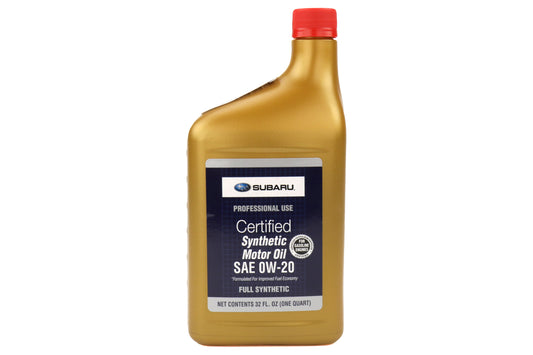 SUBSOA427V1310 Subaru 0W20 Synthetic Motor Oil (1 Quart),