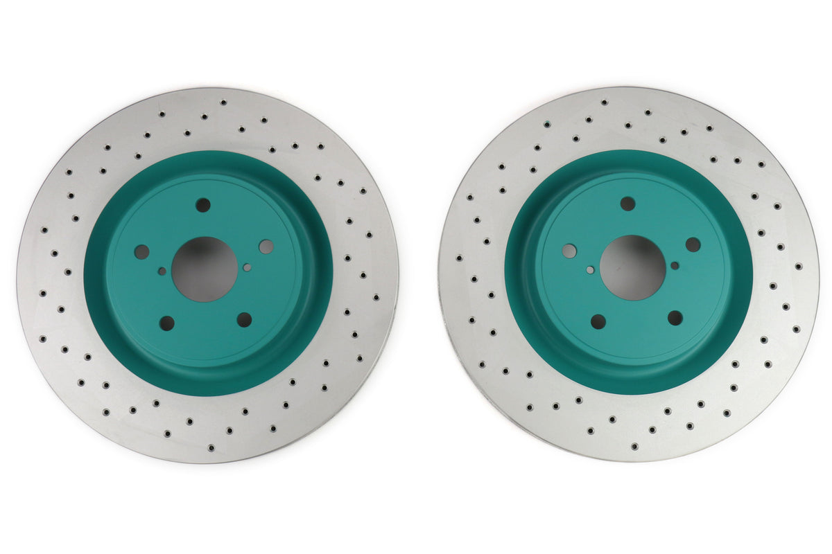 PMUPCRDFF7059S Project Mu Club Racer Front Rotor Pair - 2018-2021 Subaru STI,