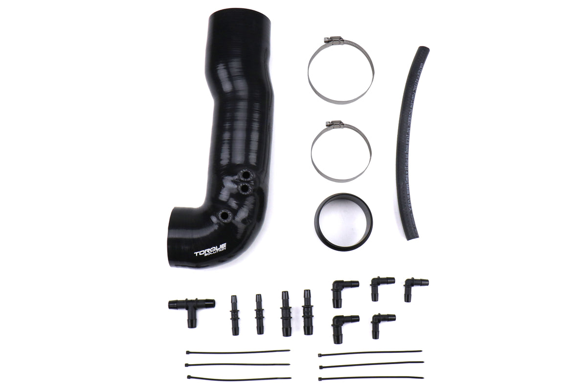 TQSTS-SU-598-NR Torque Solution Non-Recirculating Turbo Inlet Hose - Subaru WRX 2002-2007 / STI 2004+ / Forester XT 2004-2008,