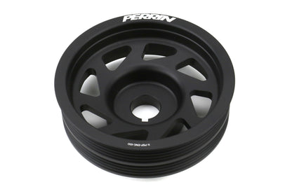 PERPSP-ENG-100BK Perrin Lightweight Crank Pulley - 2015+ STI-Black,