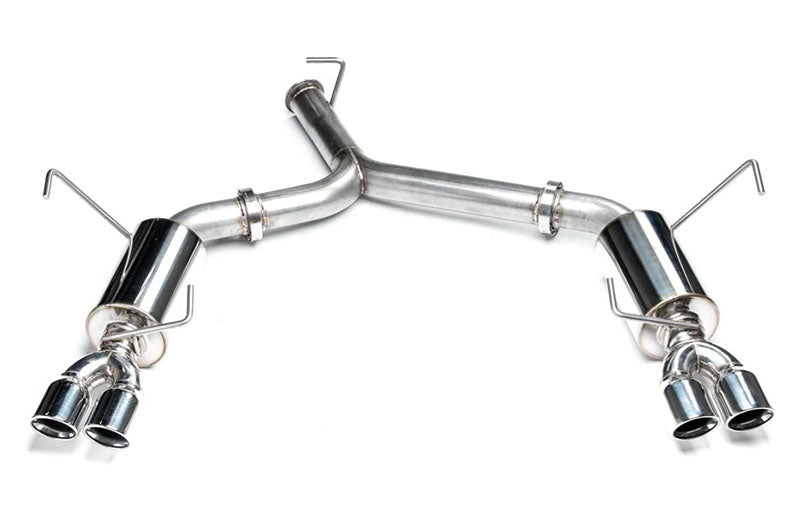 ETS200-60-EXH-010 ETS Cat-Back Exhaust System w/Muffler Resonated Polished Tips - 2022+ Subaru WRX,