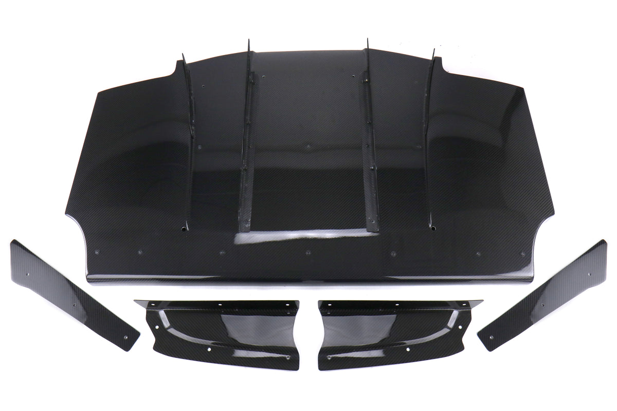 VASVASU-167 Varis Full Carbon Fiber Diffuser (US Stock) - 2015+ WRX / 2015+ STI,