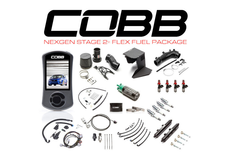 COBSUB004NG2S1FF COBB Subaru NexGen Stage 2 + Flex Fuel Power Package 15-18 STI,