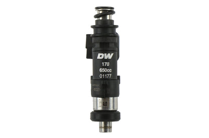 DET17U-07-0650-4 DeatschWerks Fuel Injectors Top Feed 650cc - 2002-2014 Subaru WRX / 2007-2021 STI,