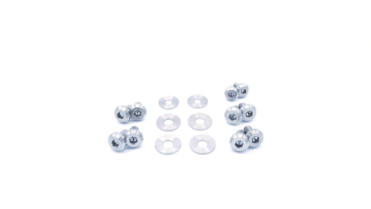 DSBSUB-014-TI-POL Dress Up Bolts Trunk Hardware Kits - 2013+ FT86-Polished,