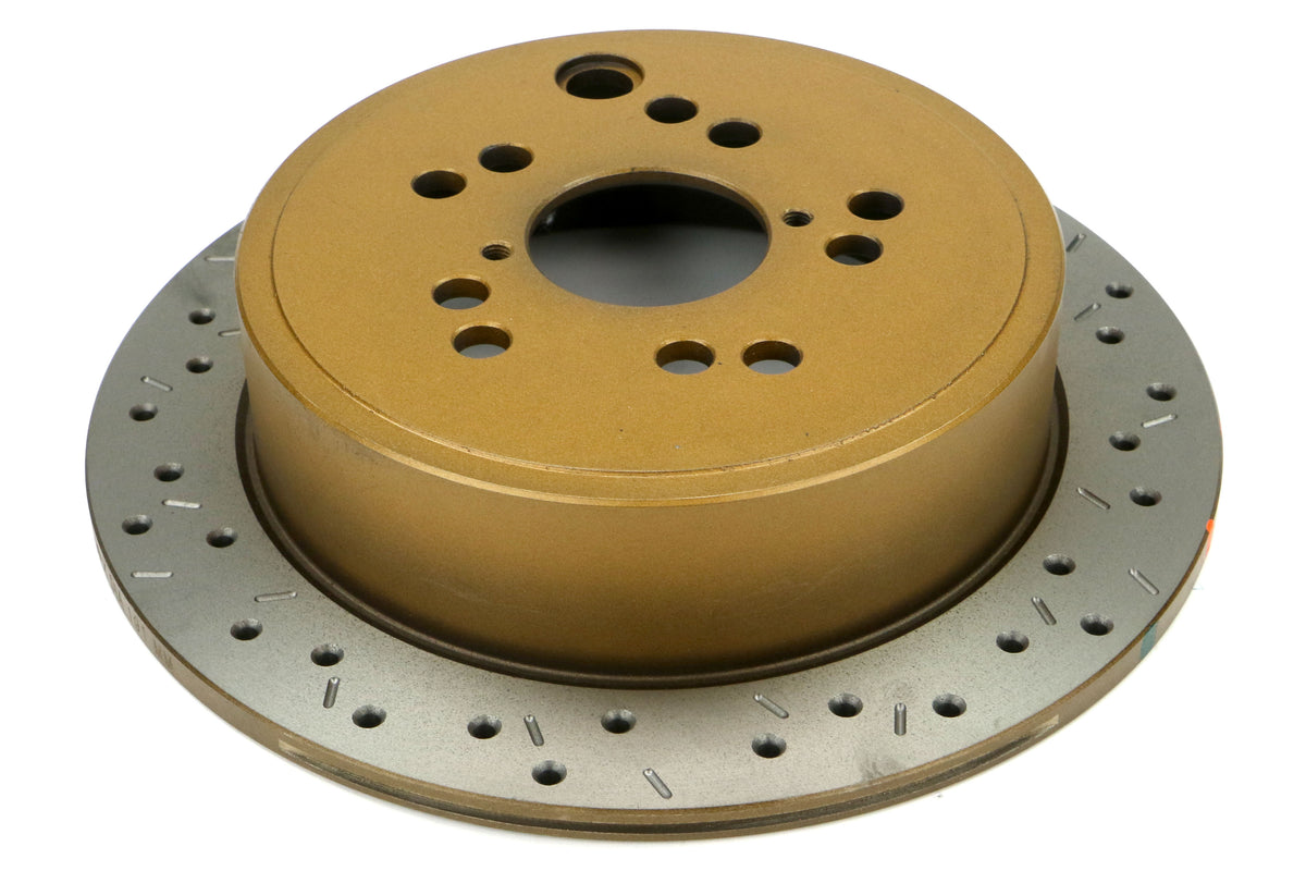 DBB42659XS-10 DBA 4000 Series Cross Drilled and Slotted Rotors (Rear) - 2015+ WRX / 2014+ Forester,