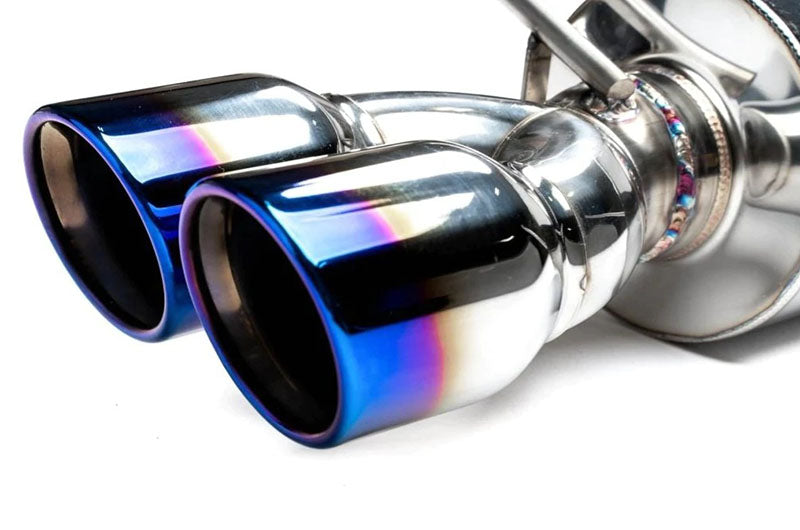 ETS200-60-EXH-011 ETS Cat-Back Exhaust System w/Muffler Resonated Blue Tips - 2022+ Subaru WRX,