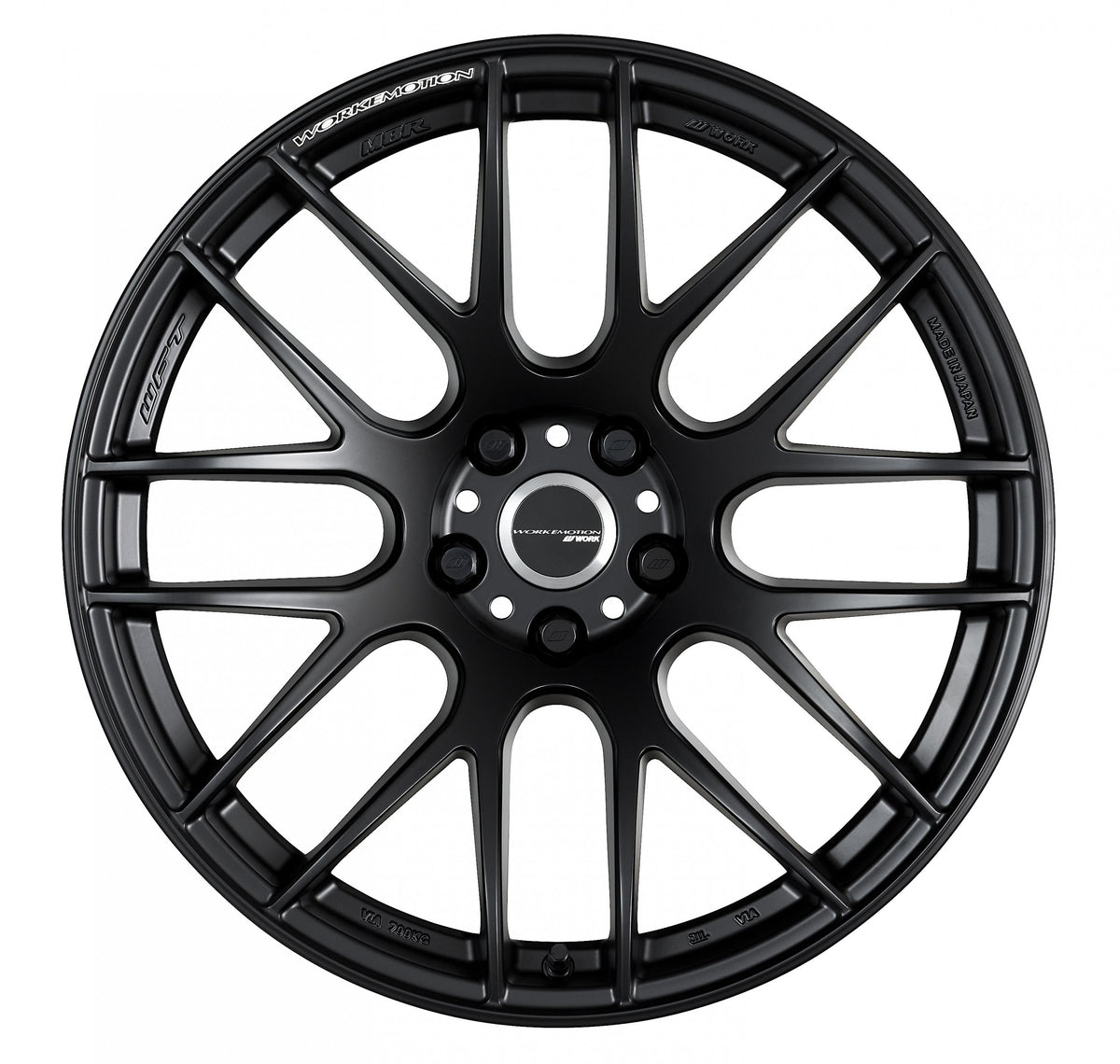 WORWM8R189538YMBL Work Emotion M8R 18x9.5 +38mm Matte Black - 2015+ WRX / 2015+ STIx4,