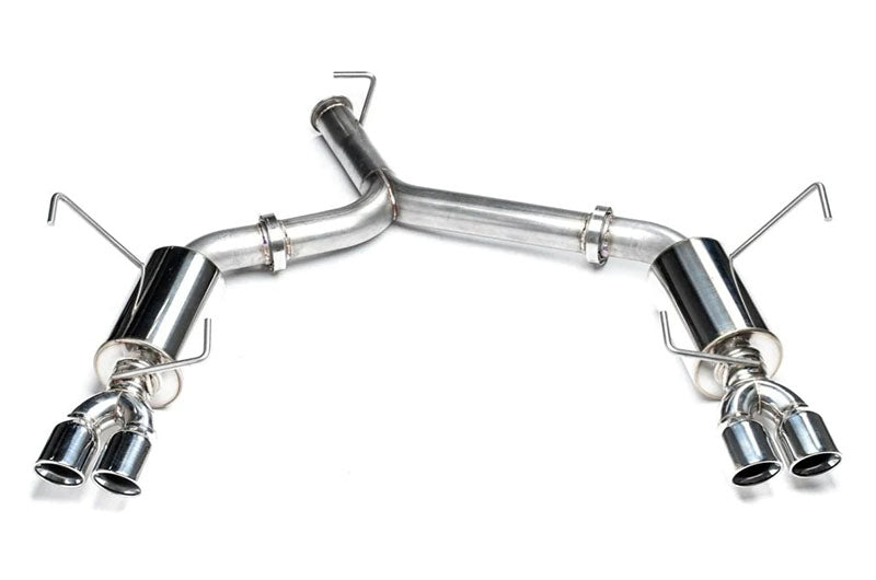 ETS200-60-EXH-007 ETS Cat-Back Exhaust System w/Muffler Non-Resonated Polished Tips - 2022+ Subaru WRX,