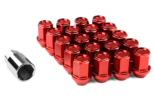KICWKIC3R Project Kics Leggdura Racing Lug Nuts - 2015+ WRX / 2015+ STI / 2013+ FT86-Red,