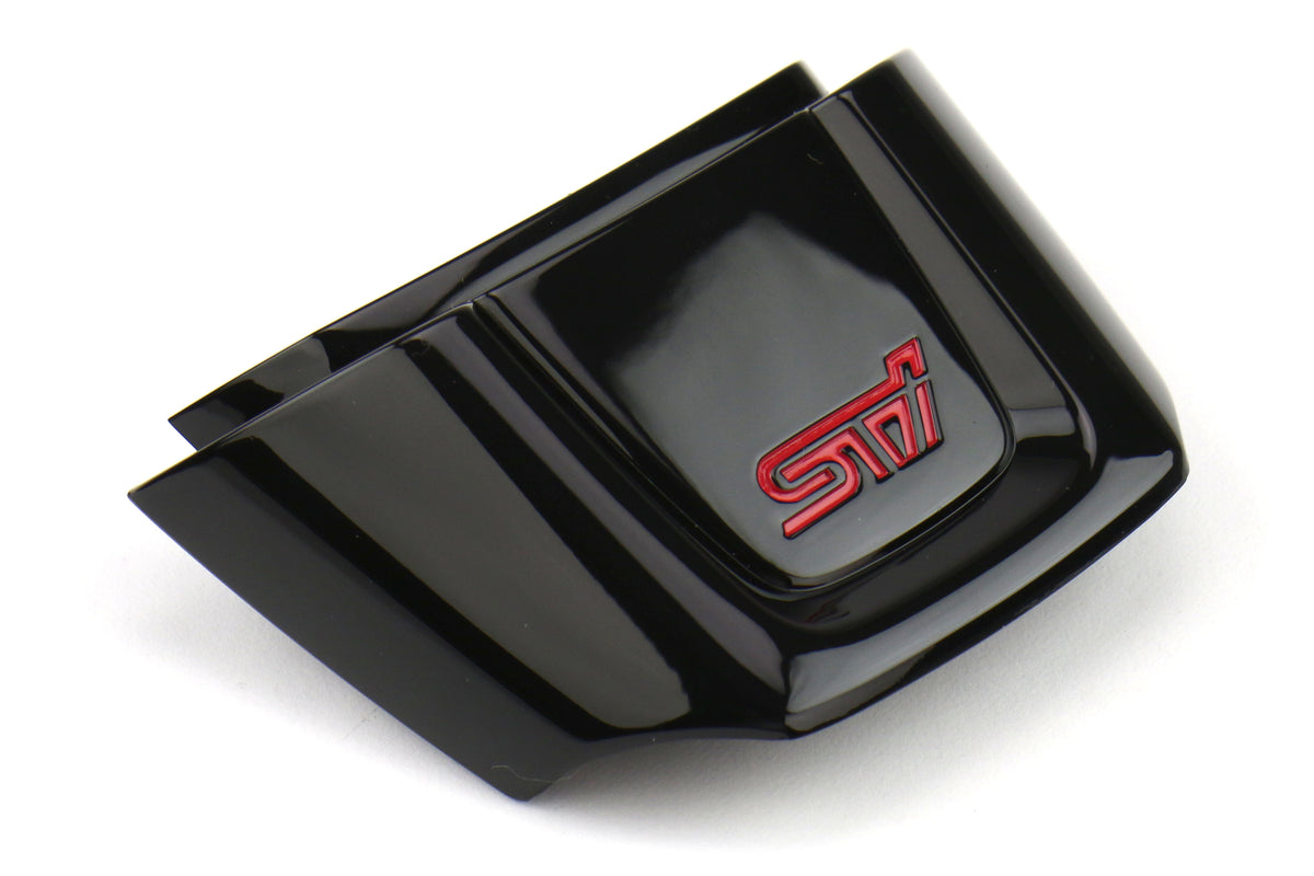 SUB34342VA040 Subaru STI Piano Black Steering Wheel Cover - 2015-2020 WRX / STI,