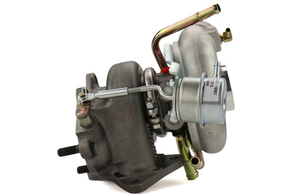 FPT2025090 Forced Performance FP GREEN Turbocharger Subaru STI 60mm 8cm IWG w/ Oil Feed Line - 2002-2007 Subaru WRX / 2004+ Subaru STI,