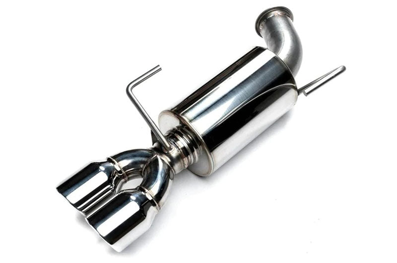 ETS200-60-EXH-007 ETS Cat-Back Exhaust System w/Muffler Non-Resonated Polished Tips - 2022+ Subaru WRX,