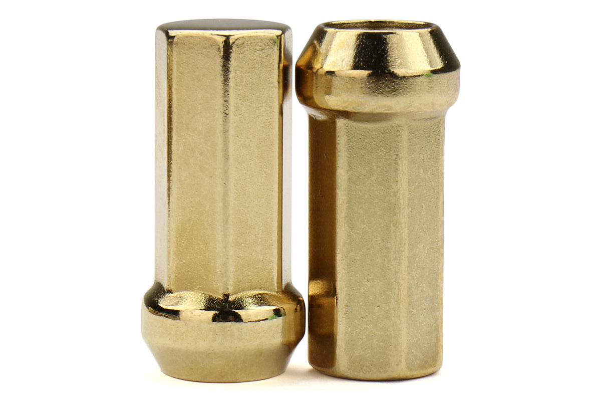 KICWHPF3GO42 Project Kics Kyokugen Closed End Lugnut (Gold) - 2015+ WRX / STI / 2013+ FT86-42mm,