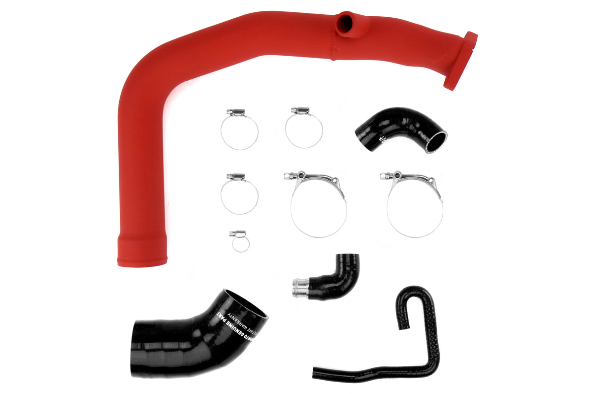 MIMMMICP-WRX-15WRD Mishimoto Charge Pipe Kit - 2015+ WRX-Wrinkle Red,