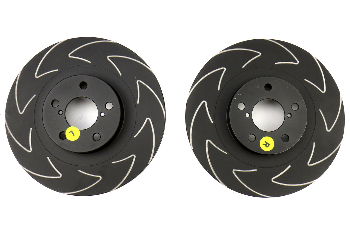 EBCBSD972 EBC Brakes BSD Series Sport V-Slotted Front Brake Rotors - Subaru Models (inc. 2002-2007 WRX / 2003-2008 Forester),