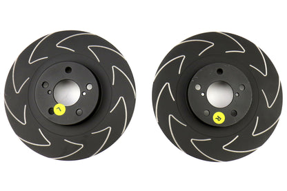EBCBSD972 EBC Brakes BSD Series Sport V-Slotted Front Brake Rotors - Subaru Models (inc. 2002-2007 WRX / 2003-2008 Forester),