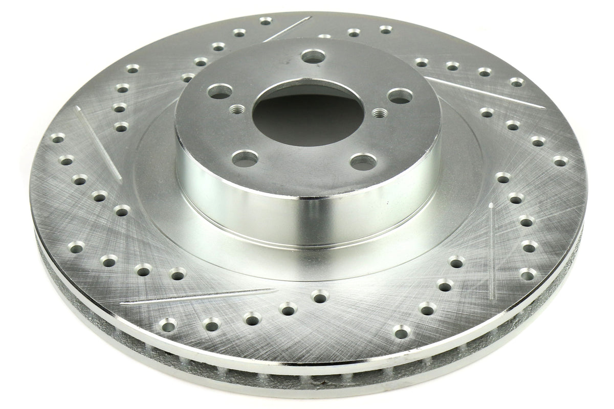Stoptech C-Tek Sport Drilled and Slotted Rotor Single Front Right Subaru Models (inc. 2002-2008 WRX)