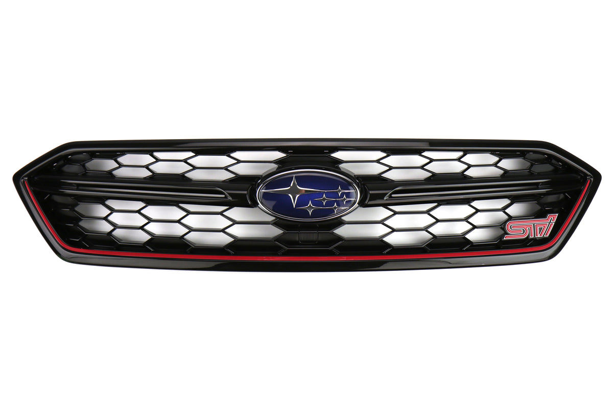 SUB91121VA270 Subaru OEM 2018 Type RA Grille with Pinstripe - 18+ WRX / STI,