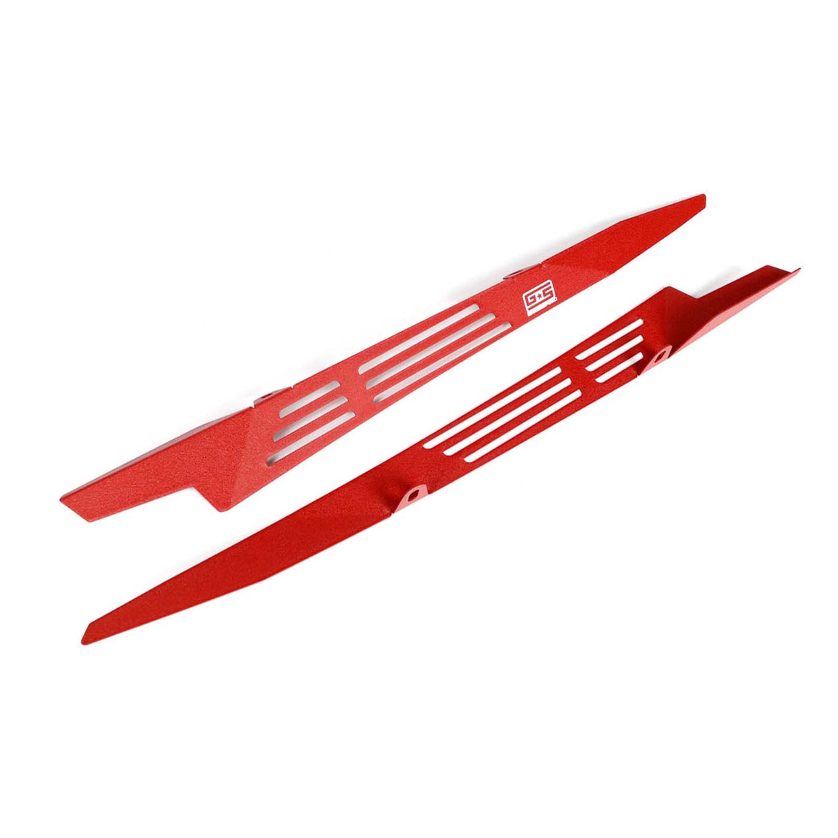 GRM096059 GrimmSpeed Fender Shrouds Red - 2008-2014 Subaru WRX / STI,