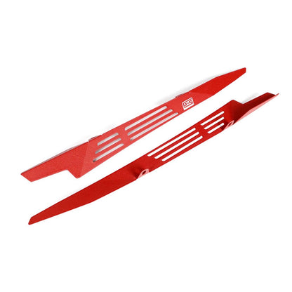GRM096059 GrimmSpeed Fender Shrouds Red - 2008-2014 Subaru WRX / STI,