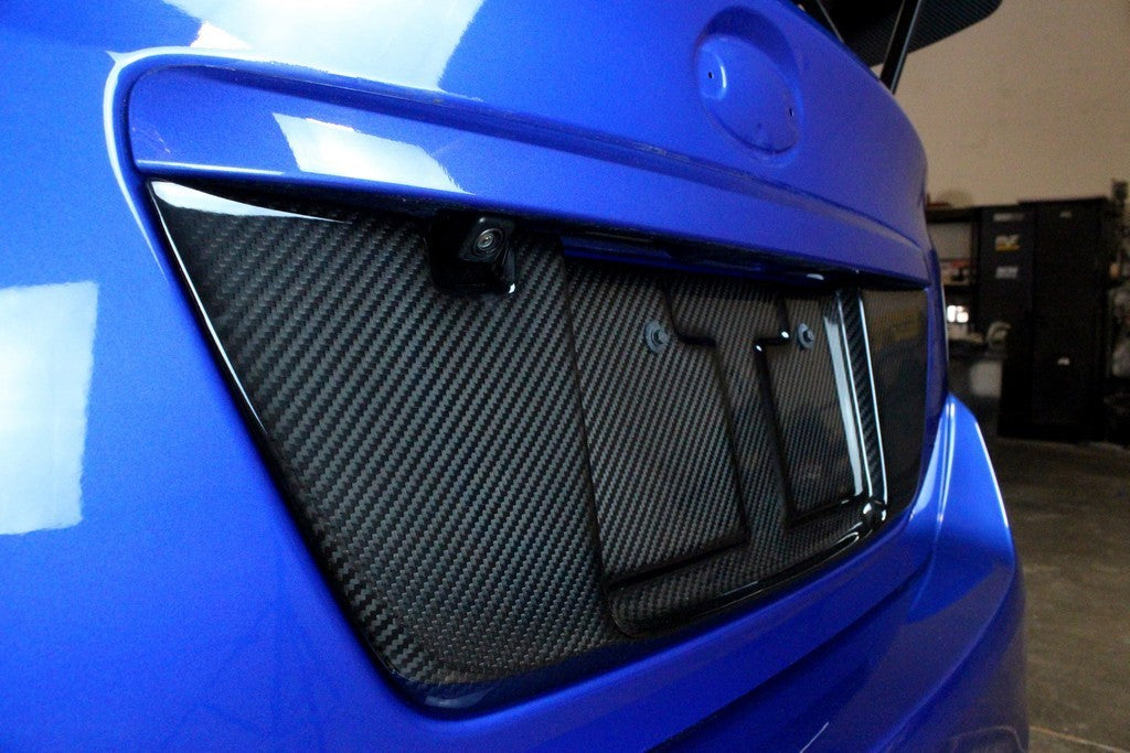 APPCBX-WRXLIC15 15-20 Subaru WRX & STI APR Carbon Fiber License Plate Backing,
