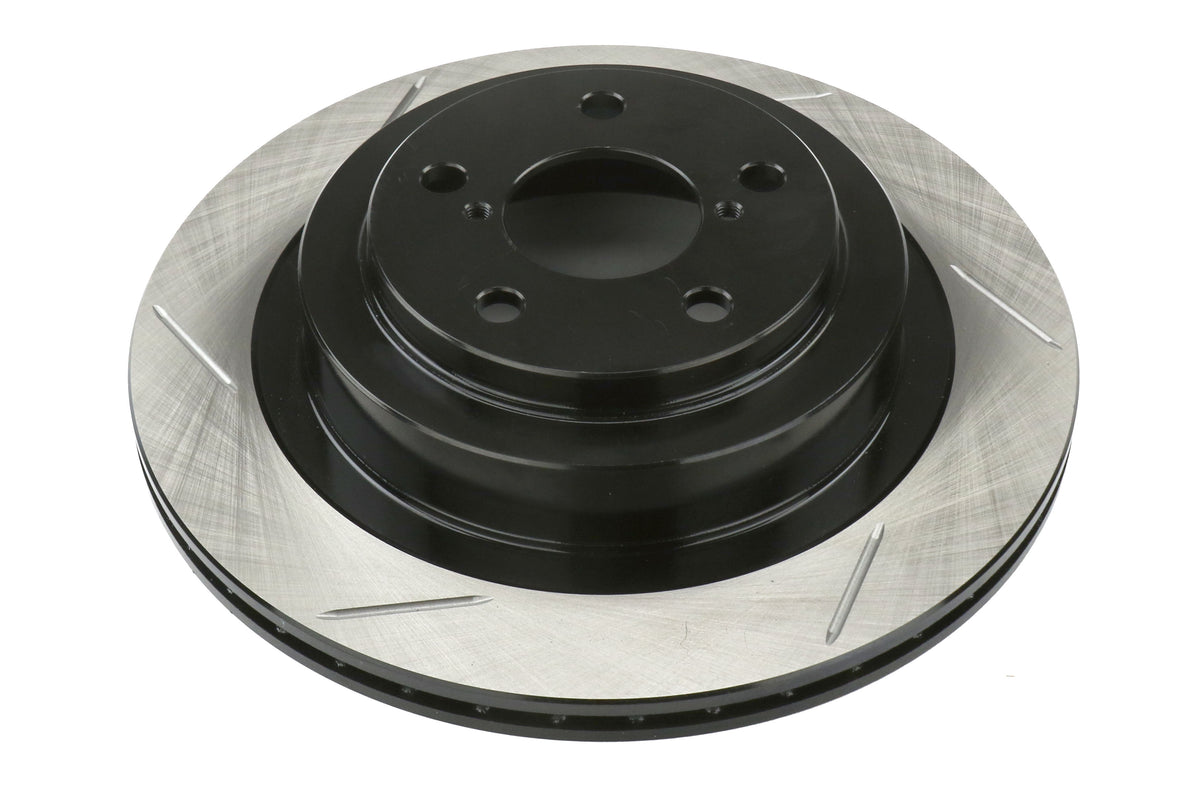STT126.47025S-GRP Stoptech Slotted Rear Rotor Pair - Subaru Models Inc. 2006-2007 WRX / 2005-2009 Legacy GT,