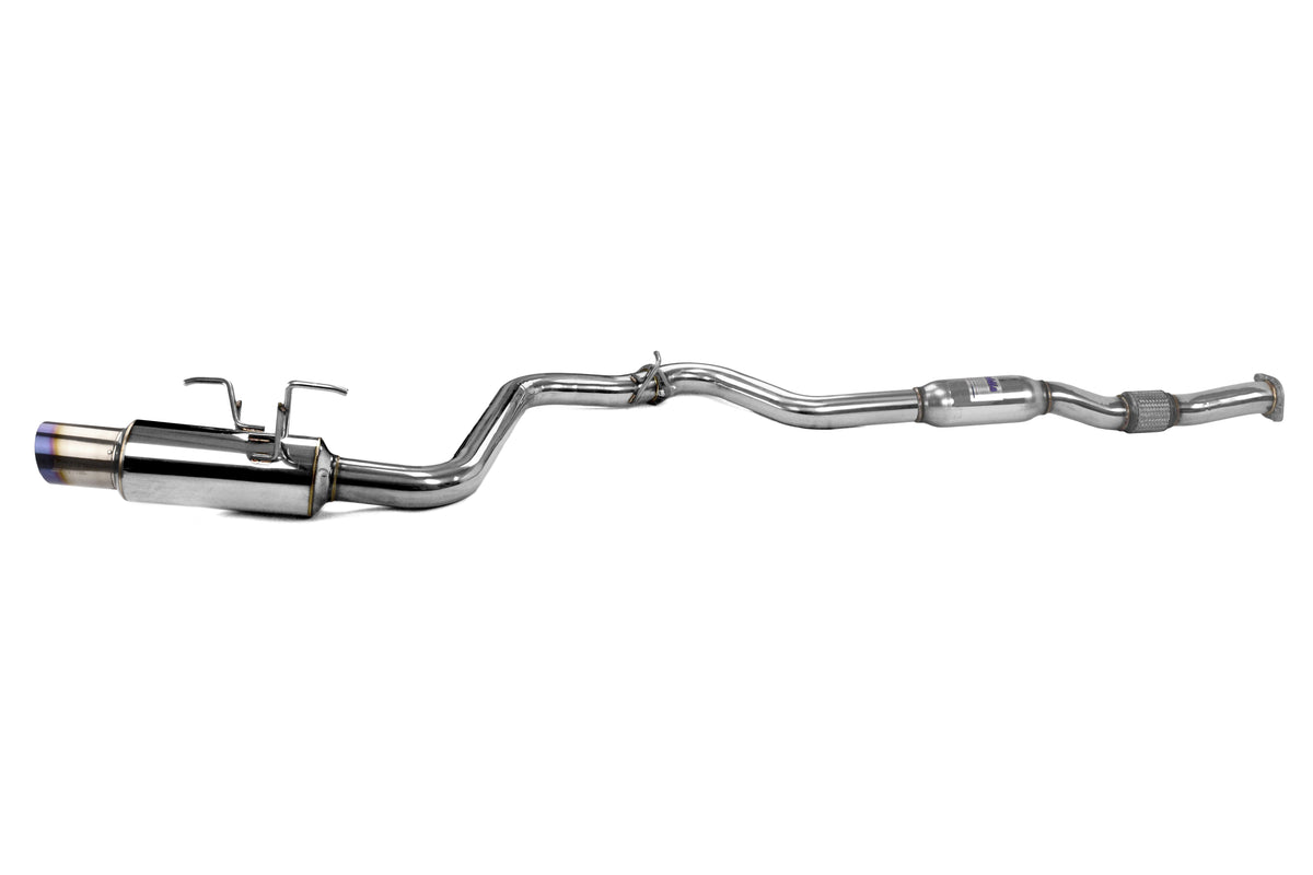 INVHS15SW4GTT Invidia N1 Resonated Single Exit Cat Back Exhaust (Titanium Tip) - 2015+ WRX / 2015+ STI,
