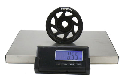 PERPSP-ENG-100BK Perrin Lightweight Crank Pulley - 2015+ STI-Black,