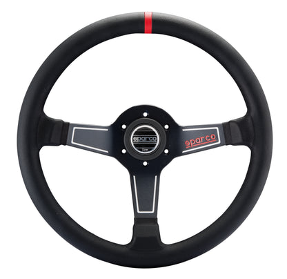 SPR015L750PL Sparco L575 Monza Leather Steering Wheel - Universal,