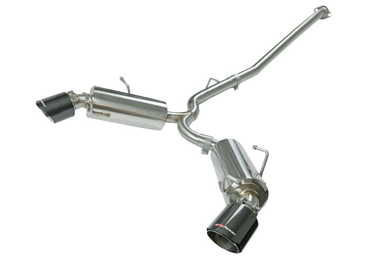 Advanced Flow Engineering Takeda 2-1/2 IN 304 Stainless Steel Cat-Back Exhaust System w/Carbon Fiber Tip H4-2.0L - 2013-2016 Scion FR-S / 2013-2020 Subaru BRZ / 2017-2019 Toyota 86