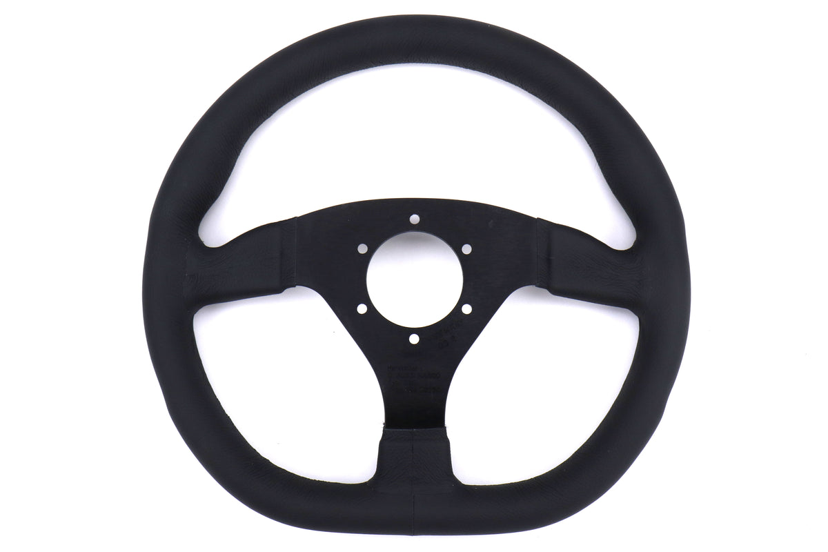 SPR015TRGL1TUV Sparco L360 Black Leather Steering Wheel - Universal,
