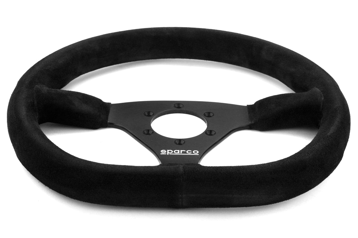 SPR015TRGS1TUV Sparco L360 Black Seude Steering Wheel - Universal,