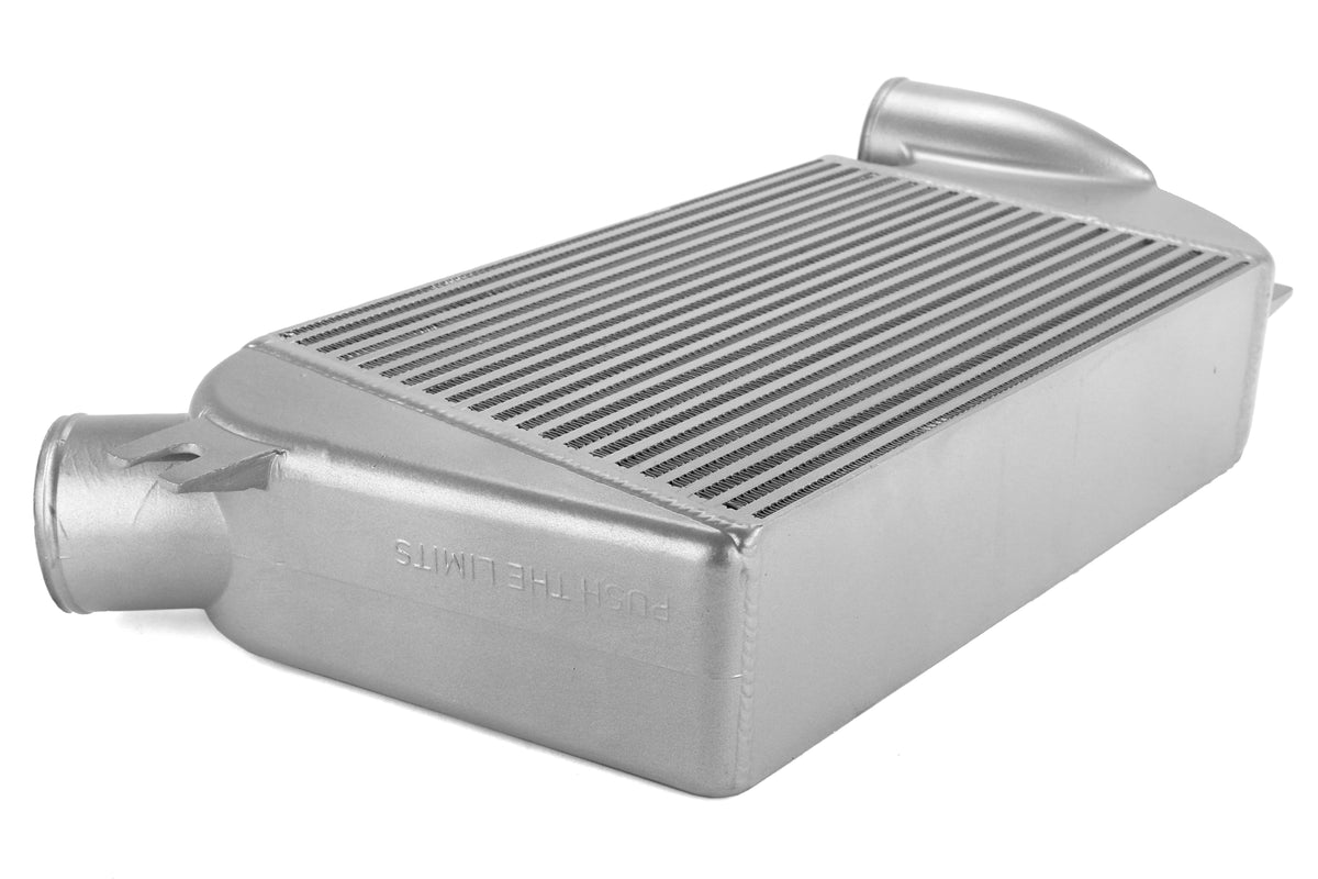 MIMMMTMIC-WRX-15PSL Mishimoto Performance Top Mount Intercooler and Charge Pipe Kit - 2015+ WRX-Polished Pipe, Silver Intercooler,