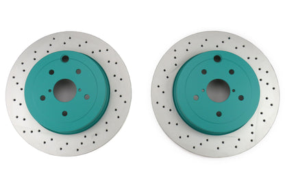 PMUPCRDFR7046S Project Mu Club Racer Rear Rotors - 2015-2017 Subaru STI,