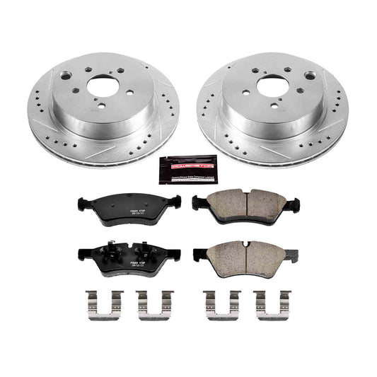 POWK6978 Power Stop Evolution Sport Brake Upgrade Kit (Rear) - 2014-2018 Subaru Forester,